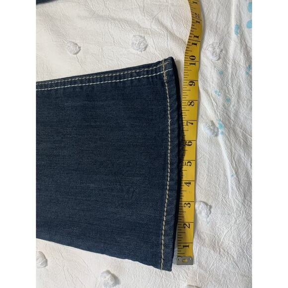 Hydraulic Gramercy Women's Jeans 14 Tall Dark Wash Bootcut Thick Stitch Western - Picture 7 of 10